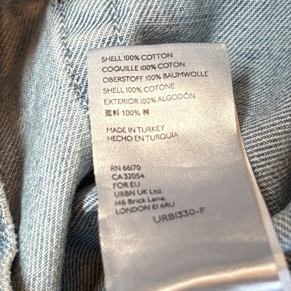 BDG x URBAN OUTFITTERS high rise baggy women’s blue denim jeans - Picture 4 of 11